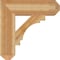 Ekena Millwork Merced Craftsman Rough Sawn Bracket, Western Red Cedar, 6"W x 24"D x 24"H BKT06X24X24MRC04RWR - alternate 2
